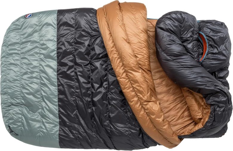 Big Agnes King Solomon 20°F Doublewide Sleeping Bag, 2-Person Down Fill Sleeping Bag with Double Zipper Entry, Zip-Off Quilt, Pad Attachment System - Image 3