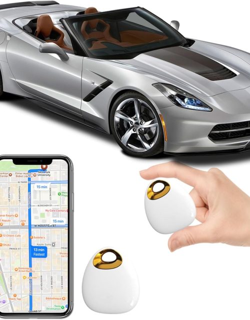 No Subscription No Sim Card GPS Tracker for Vehicles Mini GPS Tracker Compatible with iOS and Android Real Time Global Cars Pets or Keys